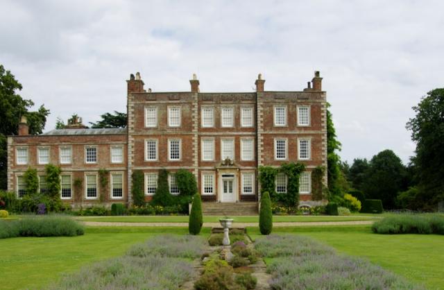 Gunby Hall from the Gardens.