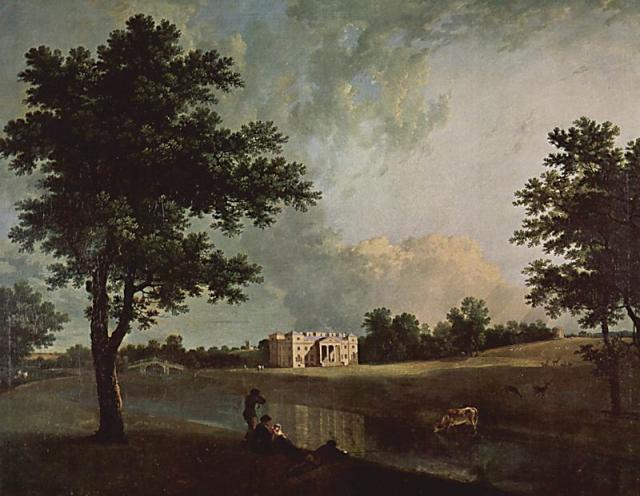 Croome Court, Worcestershire, 1758 by Richard Wilson.