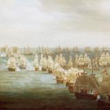 The Battle of Trafalgar by Nicholas Pocock