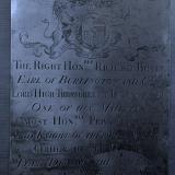Coffin Plate of the 3rd Earl of Burlington