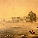 Birdsall House in 1838 by Charlotte Willoughby.